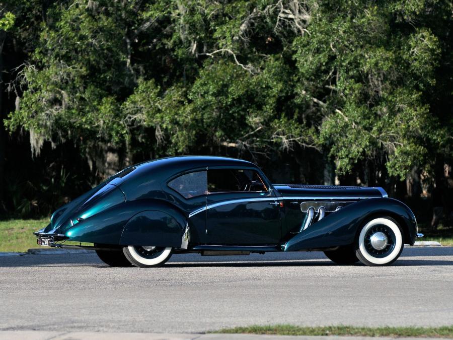  Delage D8 120 Aerodynamic Coupe by Letourneur & Marchand 1937 года  (фото 10 из 15)